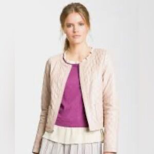 Hinge Beige Quilted Jacket